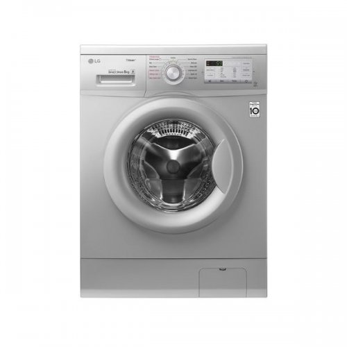 LG FH2G7QDY5 Front Load Washing Machine, 7KG - Silver By LG