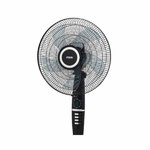 Mika 16 Inch Standing Fan Black & Silver MFS1626BS By FANS