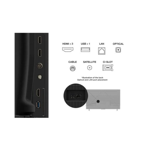 TCL 50 Inch 4K Google Smart TV With Dolby Atmos 50V6D Premium Picture And Sound For Every Home