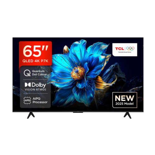 TCL 65 Inch QLED 4k Smart TV 65P79K 2025 Model - Dolby Vision ,Game Master