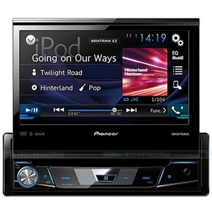 Pioneer Avh-x7850bt 7" Single DIN Flip Open Bluetooth DVD AV Receiver MIXTRAX