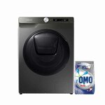 Samsung WD90T554DBN Front Load Washer Dryer, 9/6 KG - Silver By Samsung