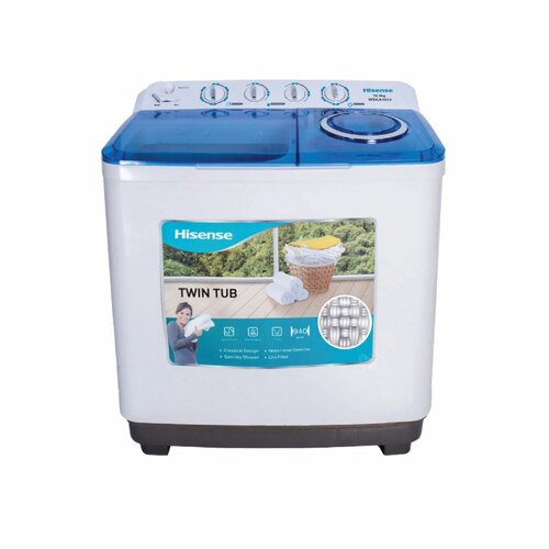 Hisense WSRB143W Semi - Automatic Washing Machine - 13.5KG - White By Hisense