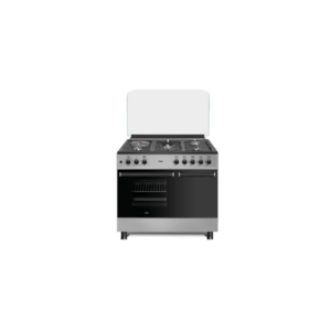 New MIKA MST9041WEG4SB Standing Cooker: 4 Gas Pool Jet Burners, 1 RAPID Hot Plate photo