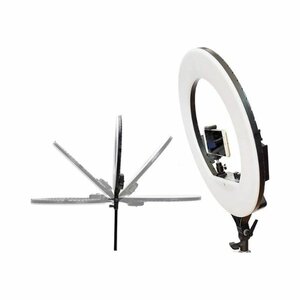 18" LED Ring Light Kit RL-18 Camera Photography Dimmable Ring Lamp With Tripod Stand photo