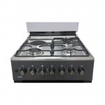 MIKA Standing Cooker, 60cm X 60cm, 3 + 1, Electric Oven, Decor Silver  MST6131DS/TR4 By Mika