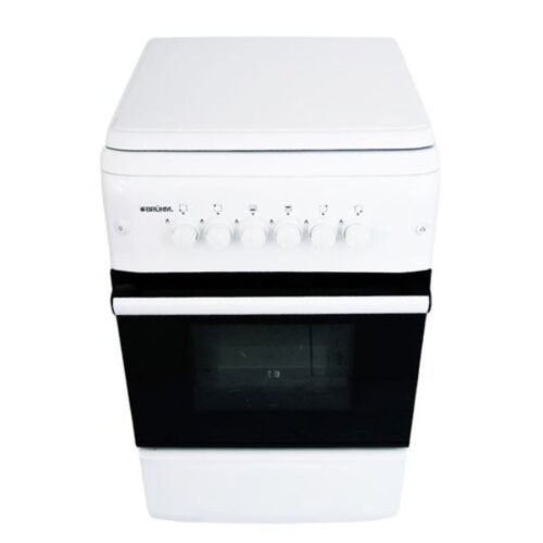 BGC 5040NW Cooker – 4-Burner Gas Stove, White, Durable Design