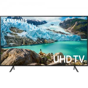 Samsung 65 inch Class HDR 4K UHD FLAT Smart LED TV UA65RU7100K  + Galaxy A20s photo
