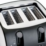 Ramtons  4 SLICE POP UP TOASTER STAINLESS STEEL- RM/195 By Ramtons