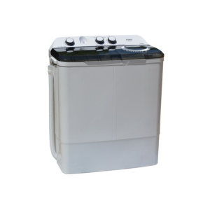 MIKA Washing Machine, Semi-Automatic Top Load, Twin Tub, 8Kg, White & Grey- MWSTT2208   photo
