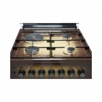MIKA Standing Cooker, 58cm X 58cm, 3 + 1, Electric Oven, Light Brown TDF MST6031TLB/TRL By Mika