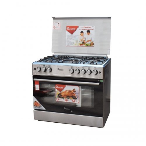 RAMTONS 5 GAS 60X90 GIANT COOKER + ELECTRIC OVEN- RF/491 By Ramtons