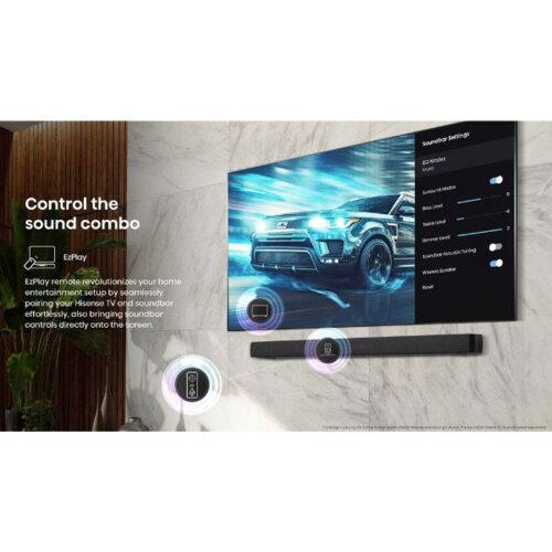 Hisense 65A6Q 65-inch 4K Smart TV – VIDAA OS, LED Panel, 450 Nits Brightness, VESA Mount 65A6Q