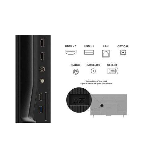 TCL 43 Inch 4K Google Smart TV 43PV6D 2026 Model – Dolby Atmos, Google Assistant, HDR, 120Hz