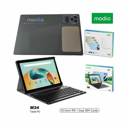 Modio M34 10.1" Android Tablet 8GB RAM 512GB ROM