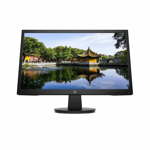 HP V22v 21.5″ FHD Monitor, Black Color, Connectivity : VGA, HDMI 1.4 By HP