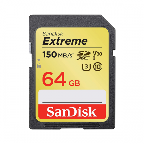 SanDisk Extreme SDHC Card 64GB Memory Card For Camera By Sandisk