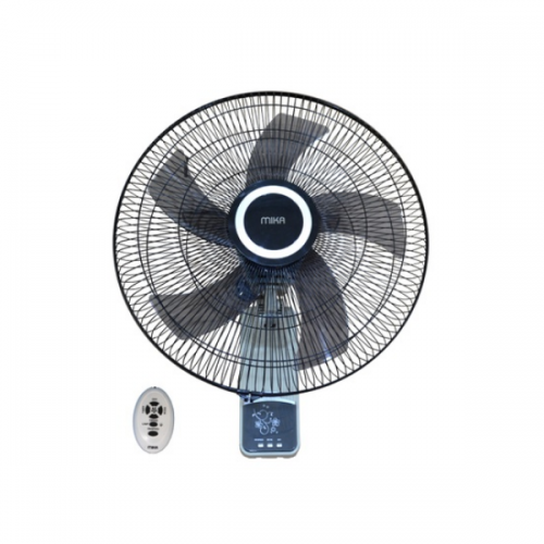 MIKA Smart Wall Fan18 Inch With Remote -  Grey & Black MFW183RGB By FANS
