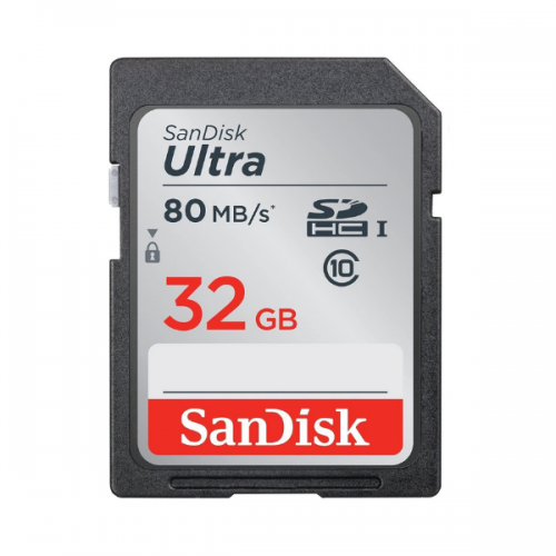 SanDisk Ultra SDHC 32GB 80MB/s Class 10 UHS-I