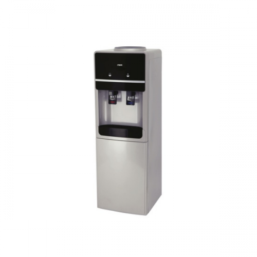MIKA Water Dispenser, Standing, Hot & Cold, Compressor Cooling, Silver & Black MWD2404/SBL By Mika