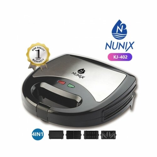 Nunix  4 In 1 Sandwich Maker KJ-402 By Nunix