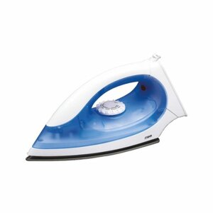 Mika Dry Iron, Non-Stick Soleplate, White & Blue MDIR318 photo