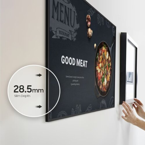 Samsung QBC Crystal UHD Signage 55 Inch Black - LH55QBCEBGCXEN