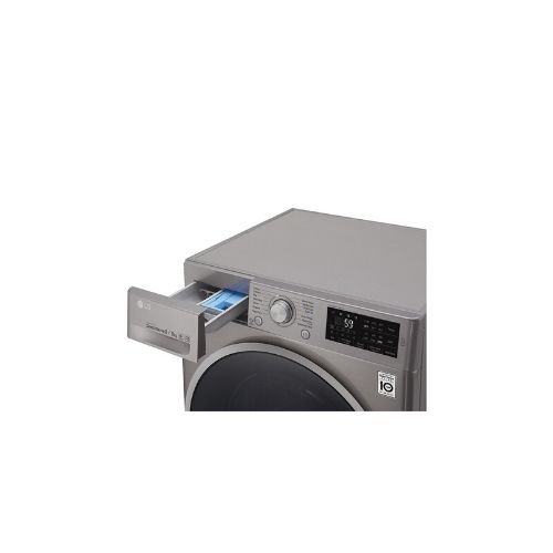 LG F4J6TMP8S Front Load Washer Dryer, 8/5 KG - Silver