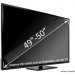 49/50 Inch TV Protector – Custom Fit Screen Guard For TVs, Anti-Glare, Easy Installation By TV Protectors