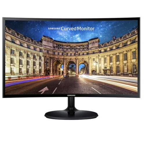 Samsung LC24F390FHNXZA 24-inch Curved LED Gaming Monitor (Super Slim Design), 60Hz Refresh Rate W/AMD FreeSync Game Mode
