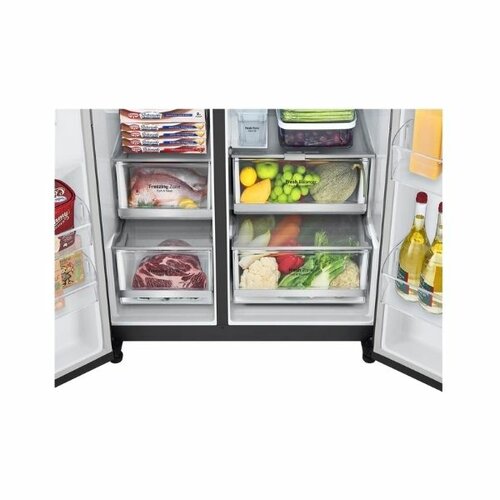 LG GC-J257SQRS Refrigerator, Side By Side - 635L