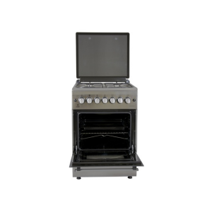 MIKA Standing Cooker, 58cm X 58cm, 4GB, Electric Oven, Half Inox - MST60PU4GHI/HC photo