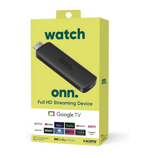 Onn. Google TV Full HD Streaming Device