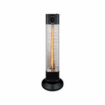 MIKA Patio Heater, 650W-2000W, With Remote, Black MH402R By Heaters
