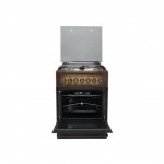 MIKA Standing Cooker, 58cm X 58cm, 3 + 1, Electric Oven, Light Brown TDF MST6031TLB/TRL By Mika