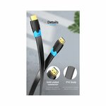 VENTION FLAT HDMI CABLE 8M BLACK – VEN-AAKBK By Cables