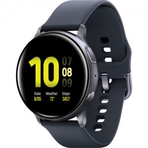 Samsung Galaxy Watch Active2 Bluetooth Smartwatch (Aluminum, 44mm, Aqua Black) photo