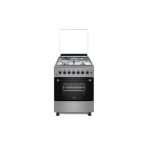 MIKA MST58U31E3SLEM Standing Cooker: 58cm X 58cm, 3 Gas Pool Jet Burners + 1 RAPID Hot Plate, Button Ignition photo