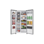 MIKA MRNF2DW595XLBV Fridge: 595L, 2 Door Side By Side, No Frost (Frost Free), INVERTER Compressor By Mika