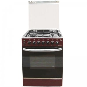 Ramtons 4 GAS 50X50 DARK RED COOKER 5694- EB/303 photo
