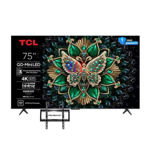 TCL 75 Inch 4K QLED Smart TV Google TV – Model 75C8K By TCL