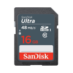 SanDisk Ultra SDHC 16GB 48MB/s Class 10 UHS-I By Sandisk