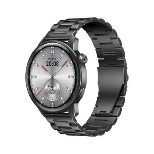 OnePlus Watch 3 - 46mm, Black Titanium & Silver Stainless Steel, 16-Day Battery Life