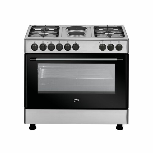 Beko GE12121DX 4 Gas + 2 Electric Cooker