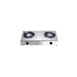 Rebune RE-4-055: 2 Burner Gas Stove Stainless Steel (Silver) By Other