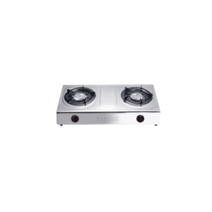 Rebune RE-4-055: 2 Burner Gas Stove Stainless Steel (Silver) photo