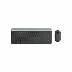 Logitech Slim Wireless Keyboard And Mouse Combo MK470 - Graphite - 920-009204 photo