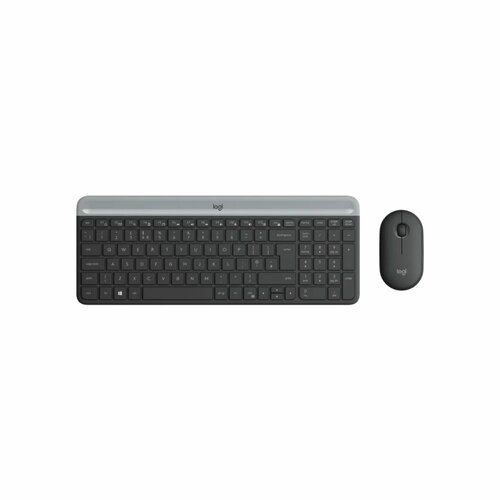 Logitech Slim Wireless Keyboard And Mouse Combo MK470 - Graphite - 920-009204