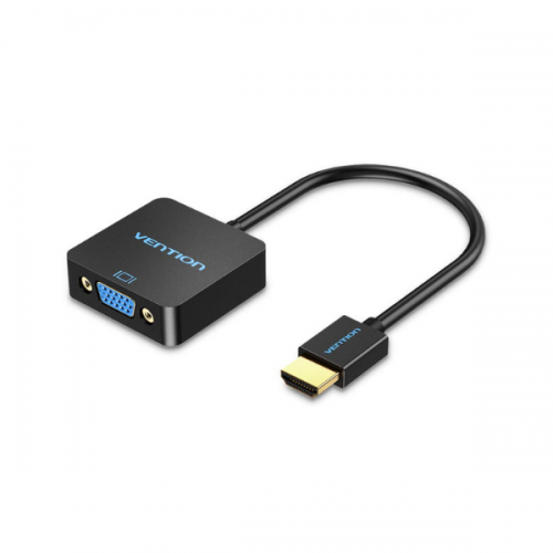 Vention VGA To HDMI Converter With Audio & Power – Black (Model ACN)
