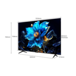 TCL 55 Inch QLED 4K Smart TV With Dolby Atmos And Google TV - 55T6D (2026 Model) By TCL